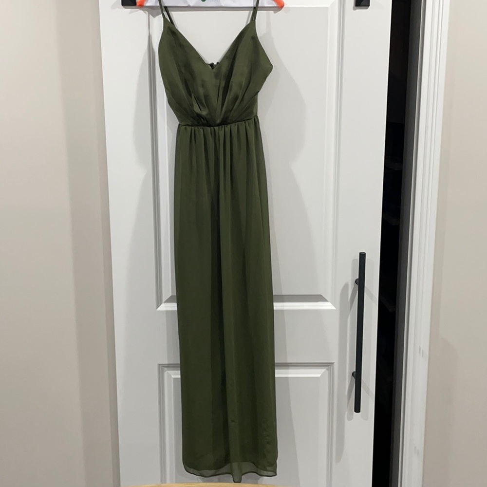 Green bridesmaid or formal dress